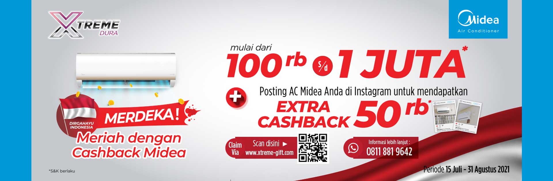Promo Meriah Dengan Cashback Midea